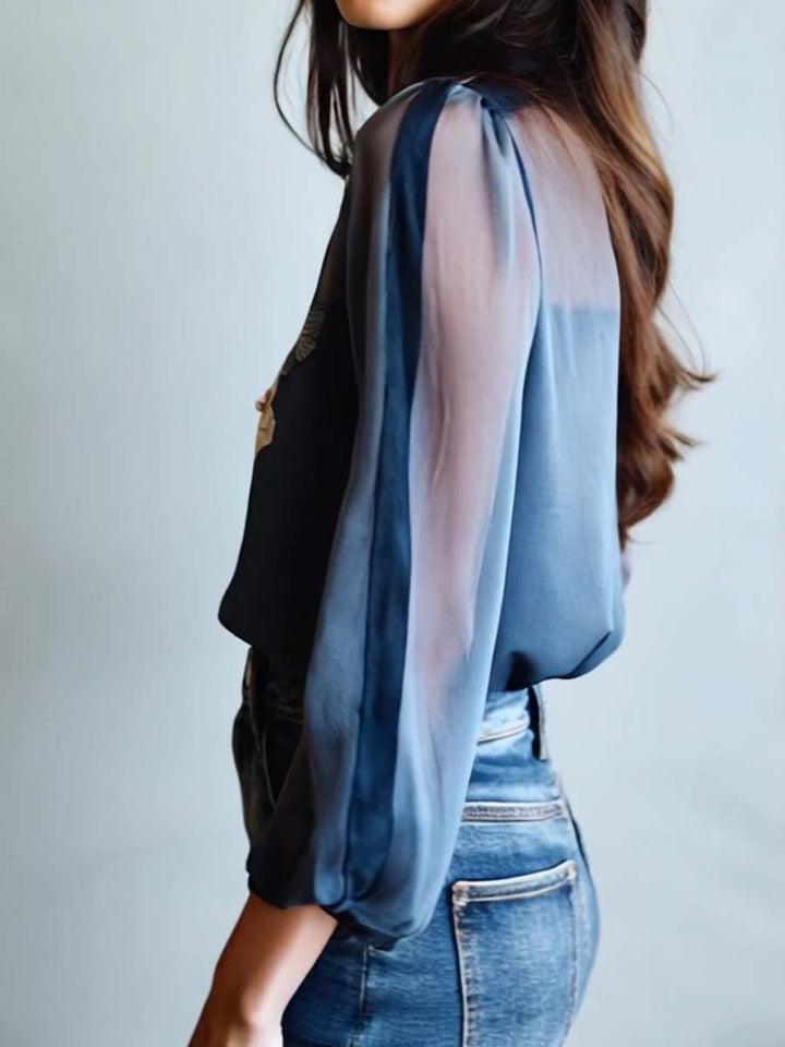 Floral Boho Chic Women's Blouse