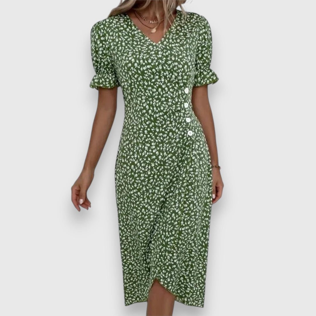 Tessina – Elegant Floral Dress Clara Monroe