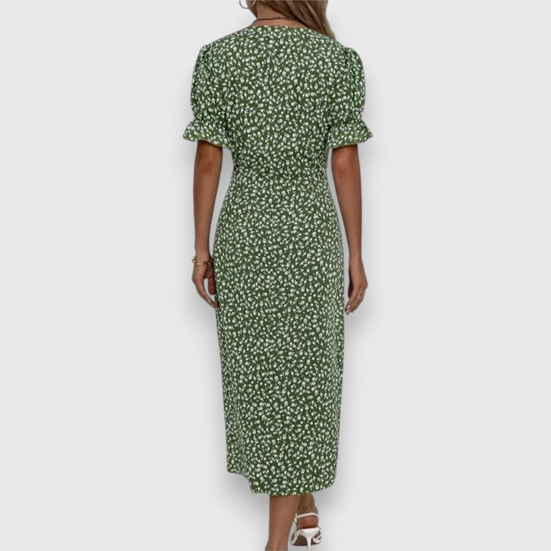 Tessina – Elegant Floral Dress Clara Monroe