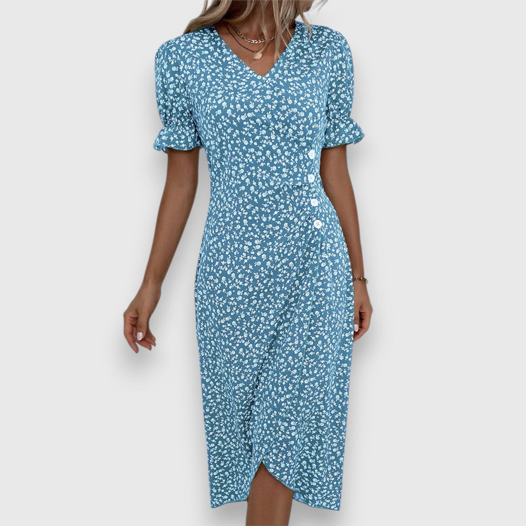 Tessina – Elegant Floral Dress Clara Monroe