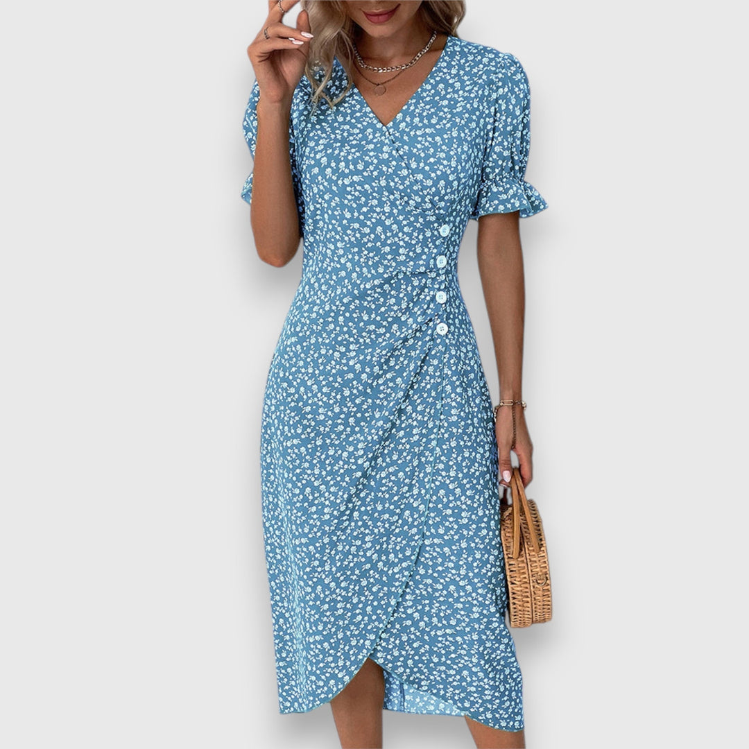 Tessina – Elegant Floral Dress Clara Monroe