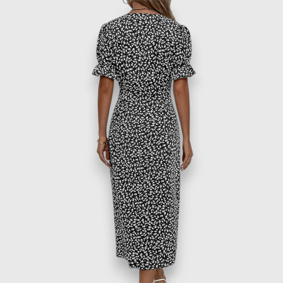 Tessina – Elegant Floral Dress Clara Monroe