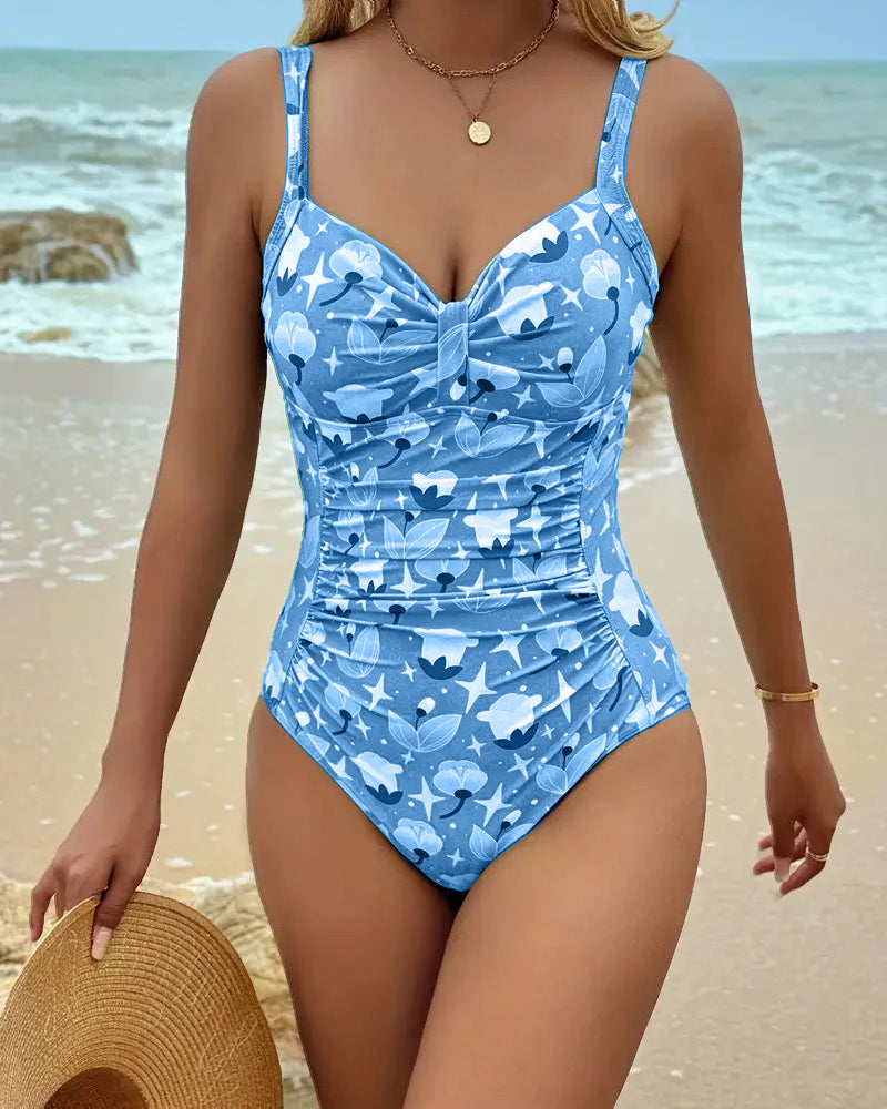 Clara™ | One Piece Printed Tankini Local Neighbours Sedona