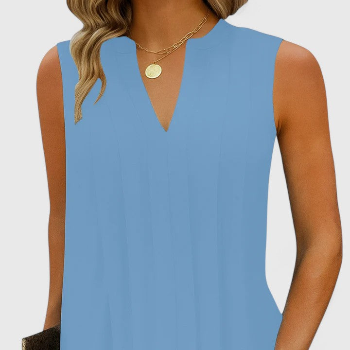 Clarhild™ | Elegant Flattering Dress with V-Neck Clara Monroe