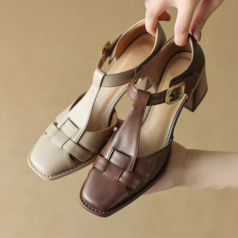 Anna | Square Toe Sandals