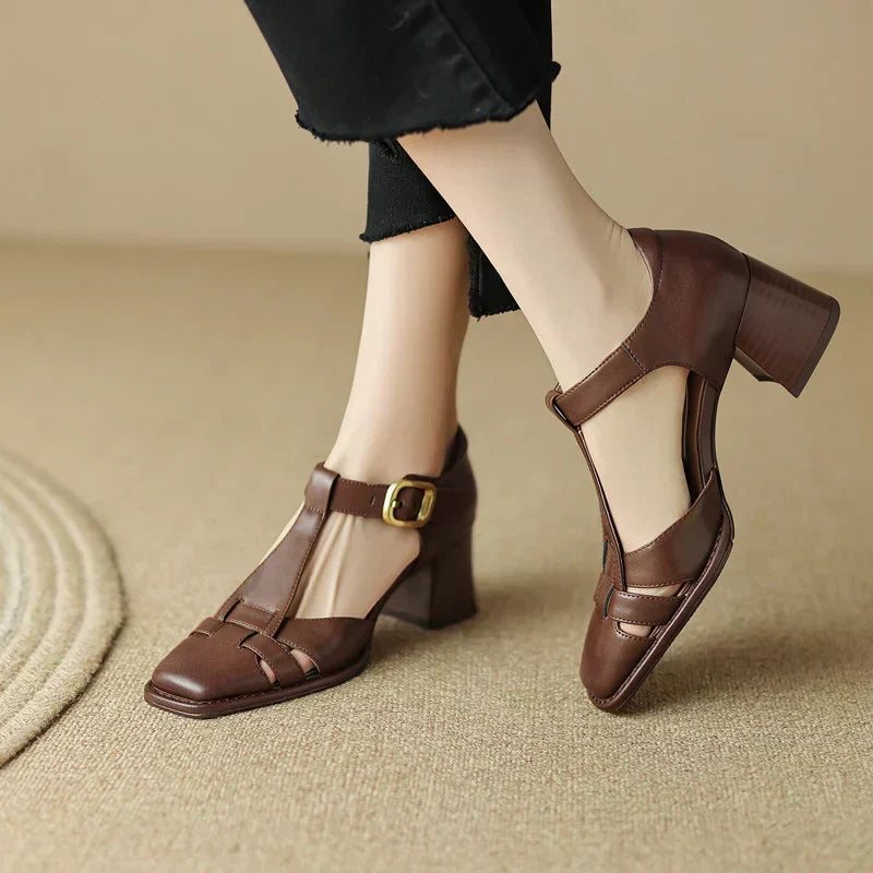 Anna | Square Toe Sandals