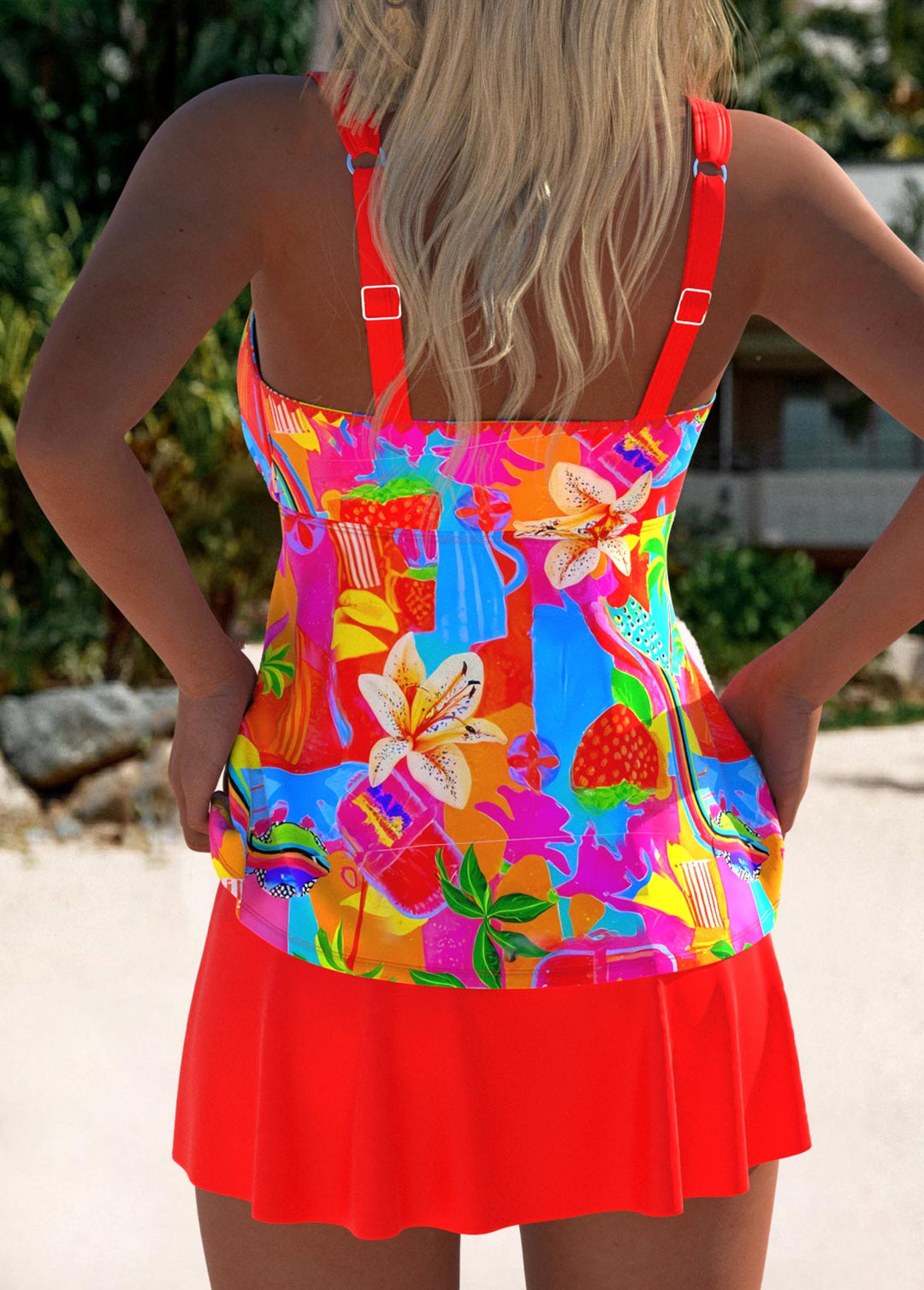 Eleanor™ | Chic Floral Tankini Swimdress Local Neighbours Sedona