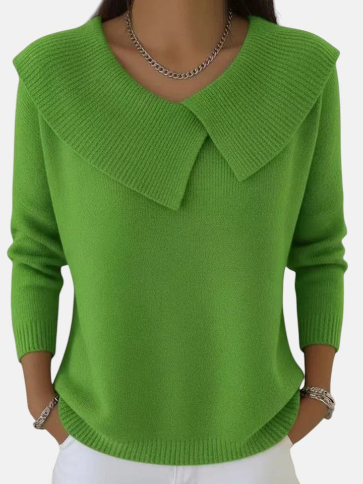 Lucia | Warm Sweater with Soft Collar