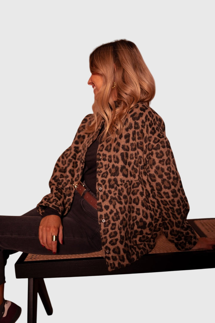 Elodie | Stylish Leopard Print Jacket