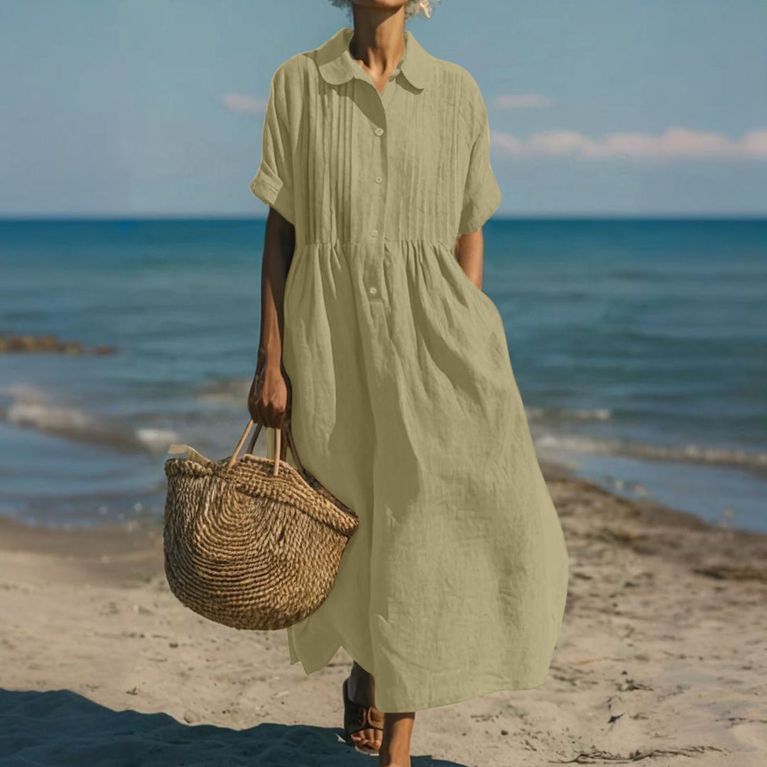 Alice | Cotton Button Shirt Dress Local Neighbours Sedona