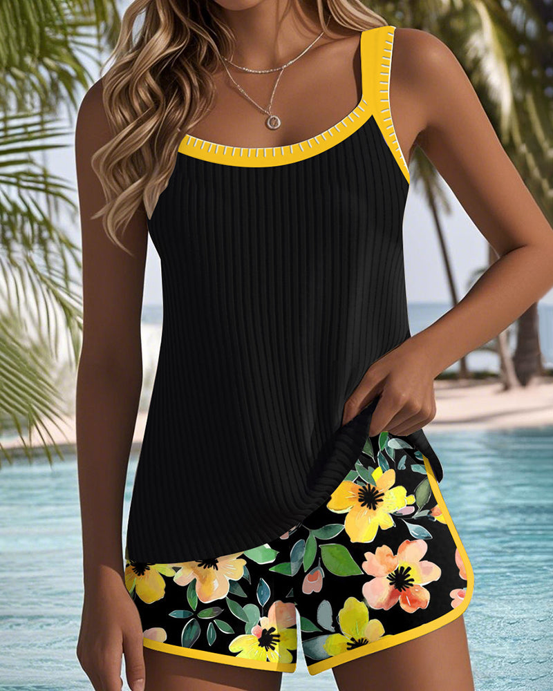 Matilda™ | Two Piece Beach Tankini Pants Local Neighbours Sedona