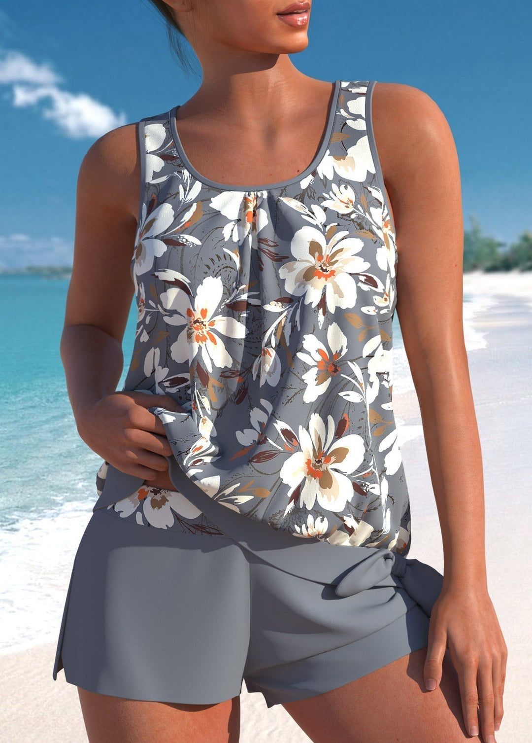 Helena™ | Stylish Floral Tankini Set Women Local Neighbours Sedona