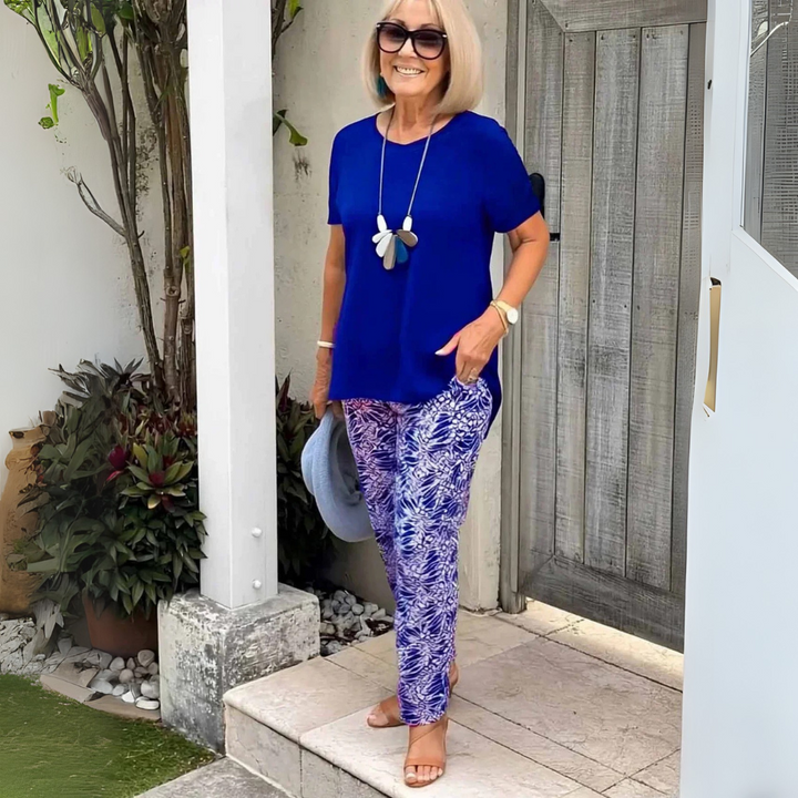 Allegra | Cotton-Blend Two-Piece Set – Effortless Polish, All-Day Comfort