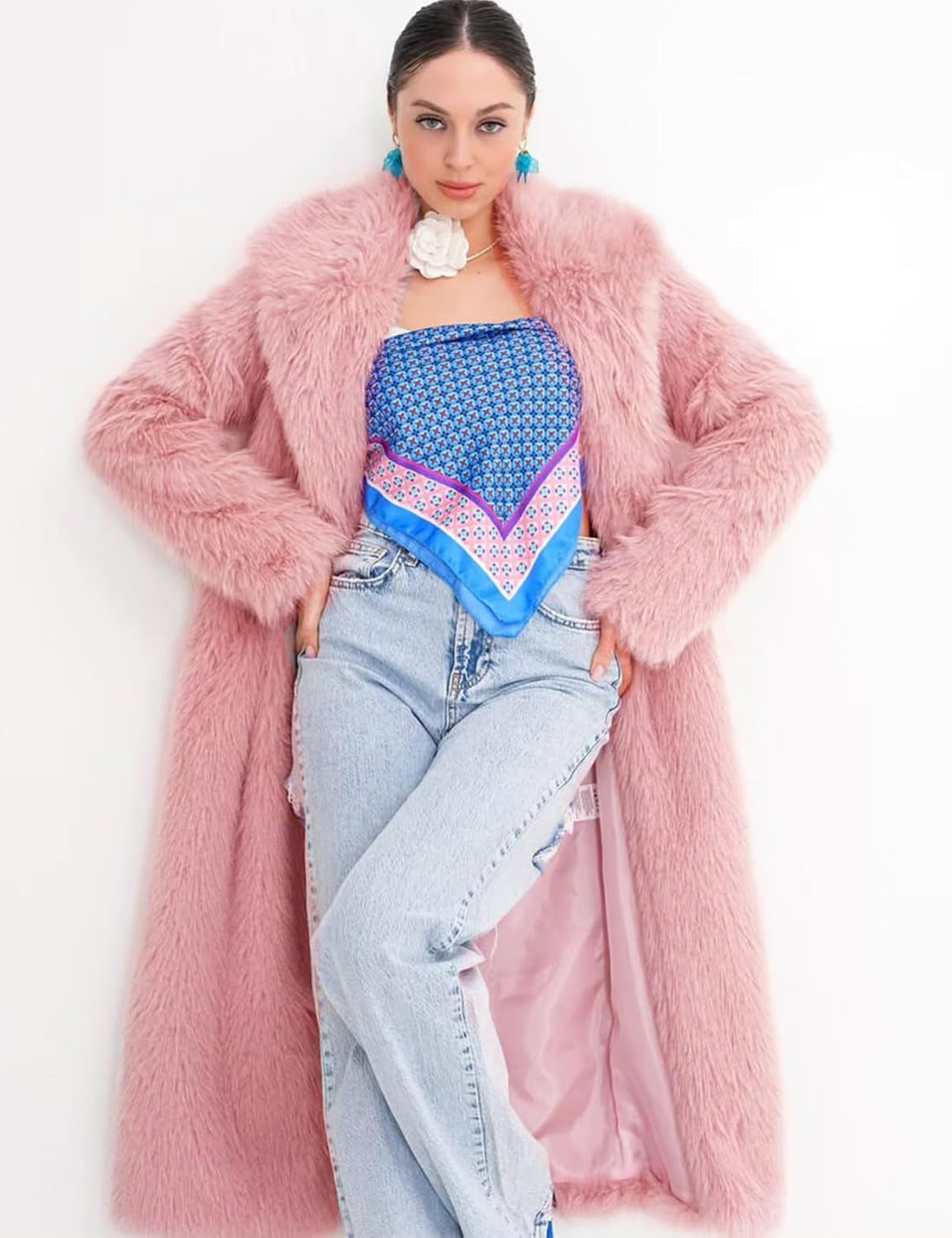 Jonalyn | Womens Long Faux Fur Coats