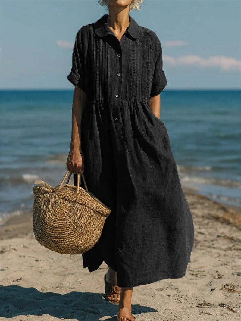 Alice | Cotton Button Shirt Dress Local Neighbours Sedona
