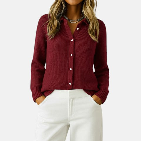 Audrey | Classic Knitted Button Cardigan