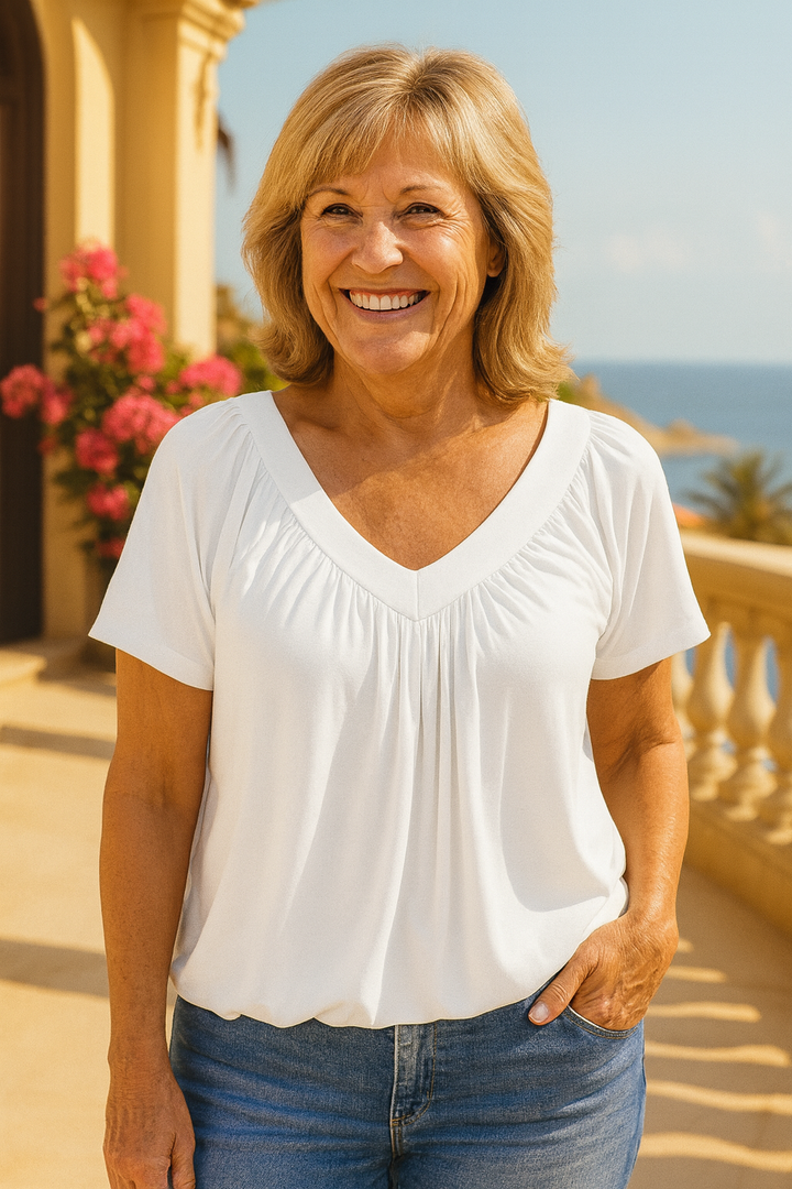 Maris| Luxe Comfort Top – Flattering Ease for Every Day (S-5XL)