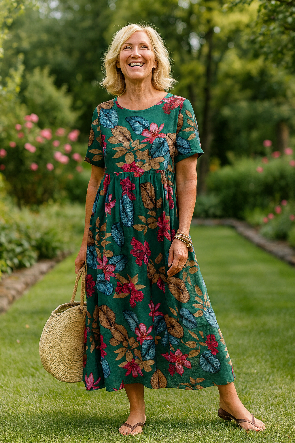 Masie | Breezy Floral Maxi Dress – Where Comfort Meets Confidence (S-5XL)