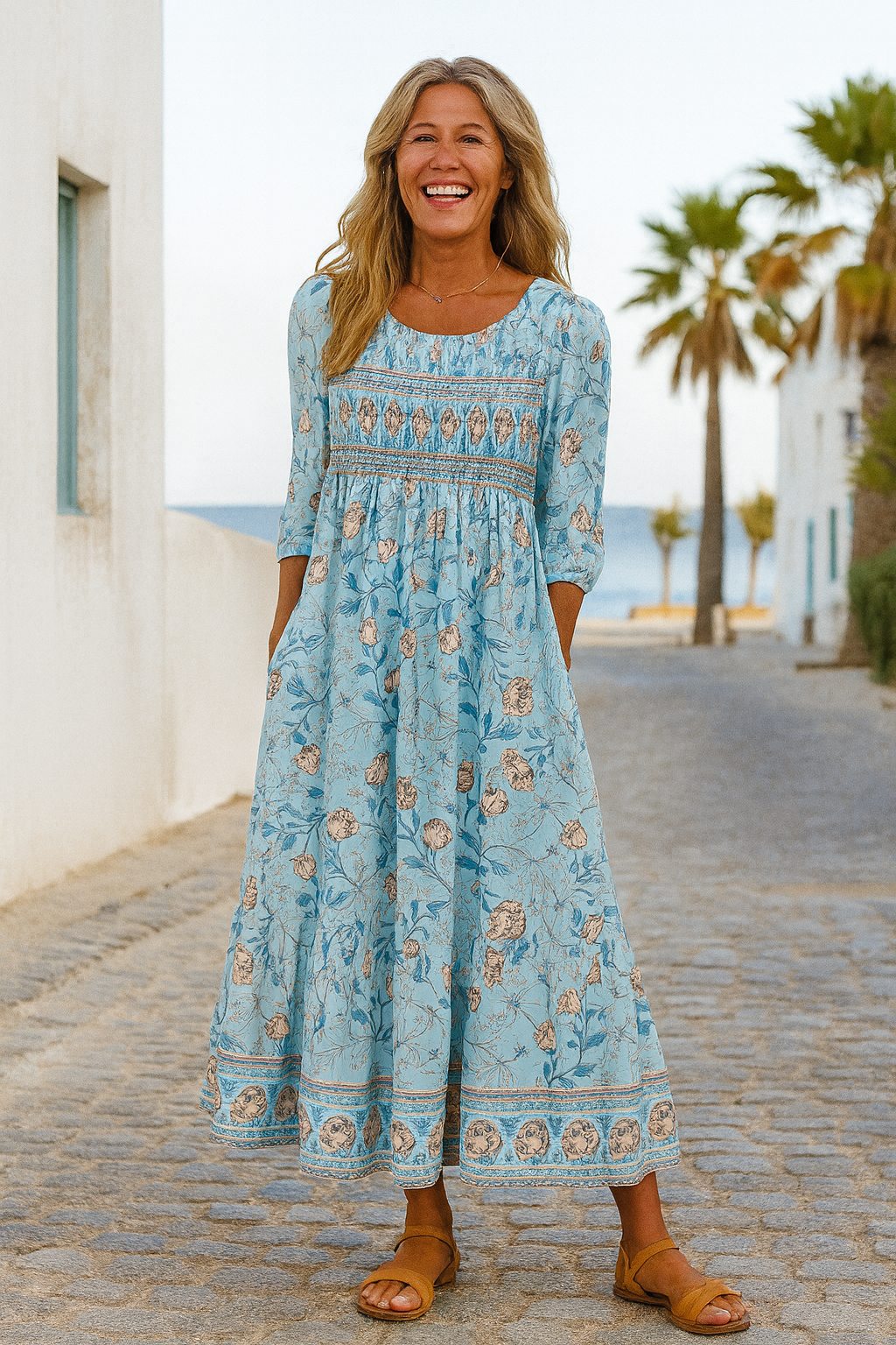 Meliora | Everyday Elegance Midi Dress – Flattering Comfort, Timeless Confidence (S-5XL)