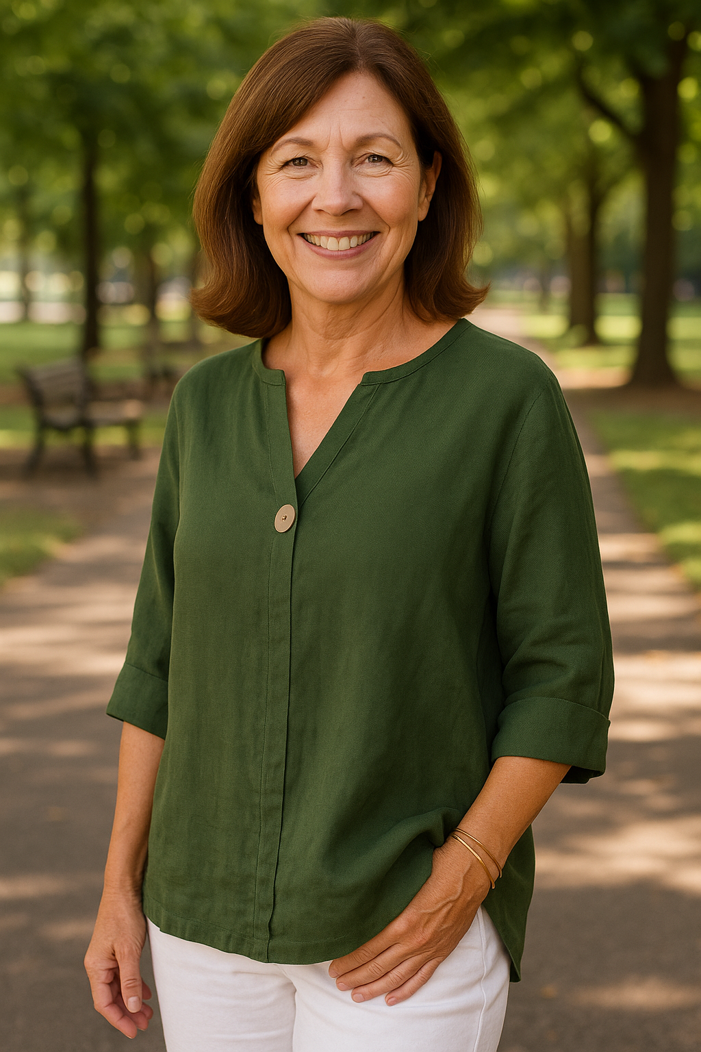 Simone | Blouse - Light. Flattering. Made for real women (S-5XL)