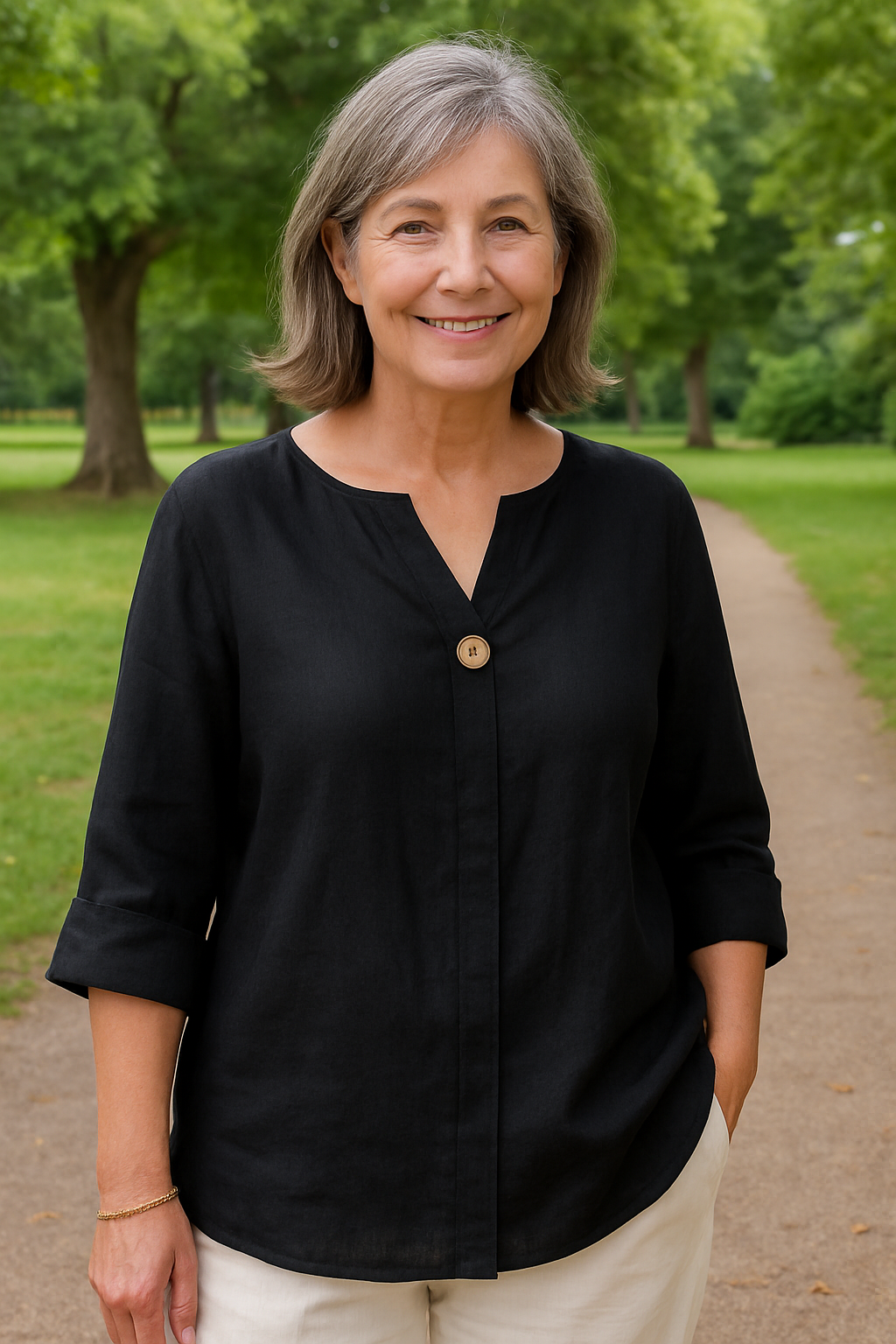 Simone | Blouse - Light. Flattering. Made for real women (S-5XL)