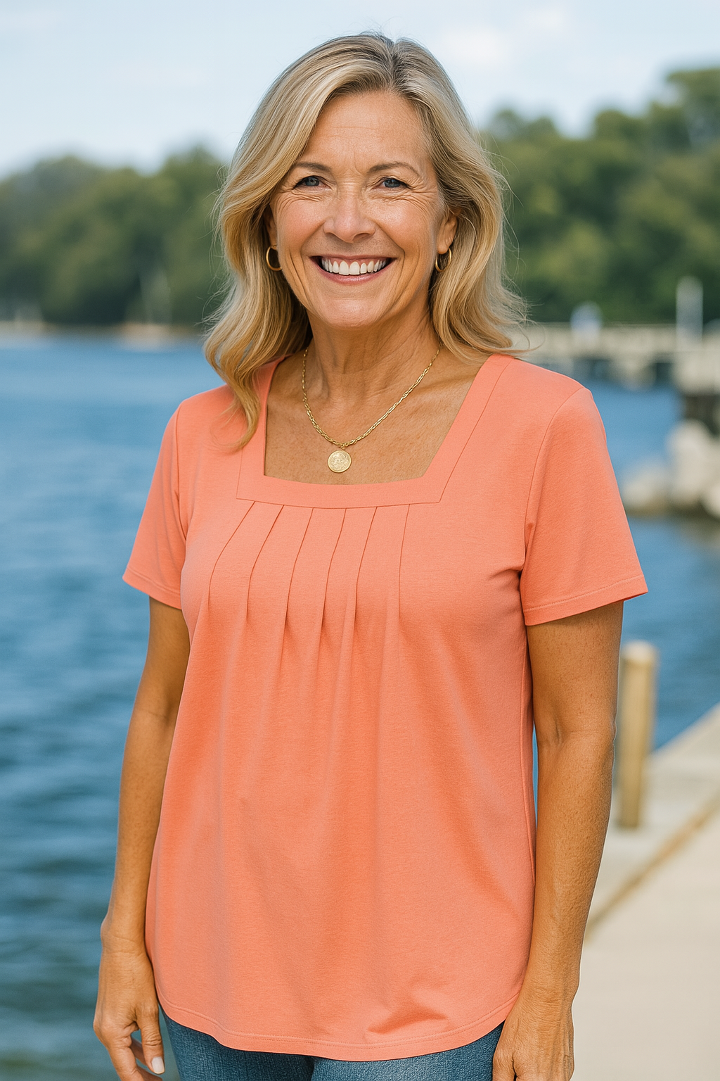 Colleen | Pleated Comfort Top - Everyday confidence (S-5XL)