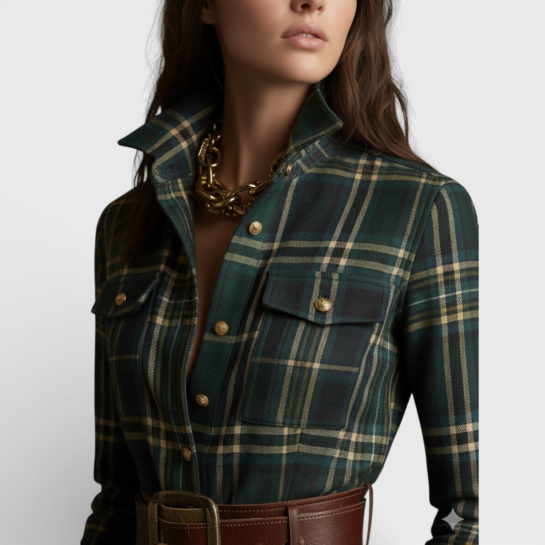 Scarlett | Belted Shirt Dress