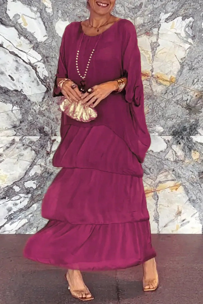 Nora Layered Dress - Scarlet Local Neighbours Sedona