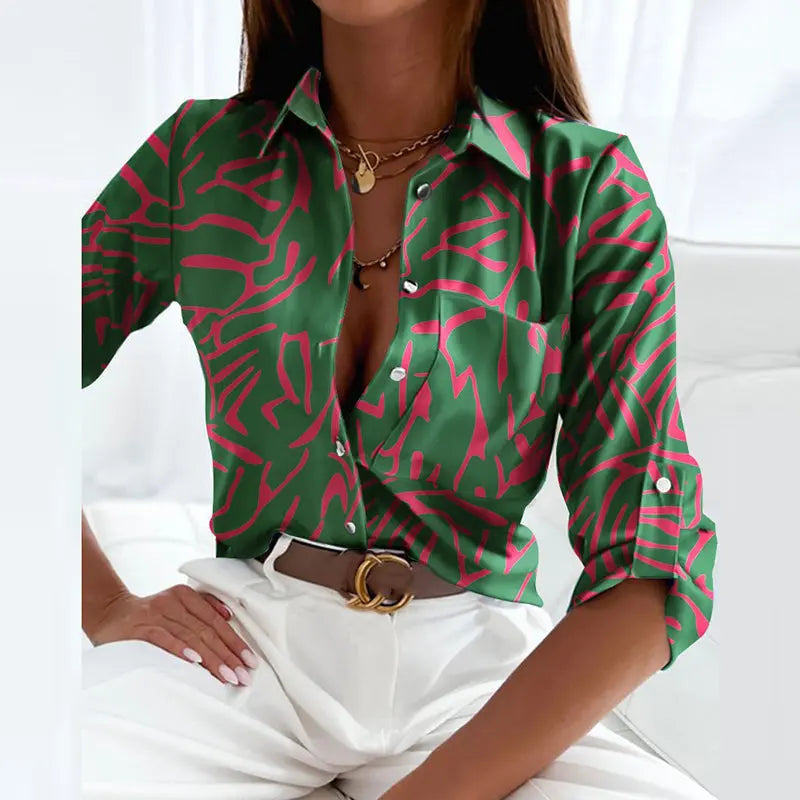 Elisa - Classic Collared Blouse Claire's Coastal Boutique Seaside