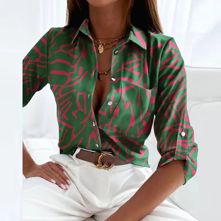 Elisa - Classic Collared Blouse Claire's Coastal Boutique Seaside