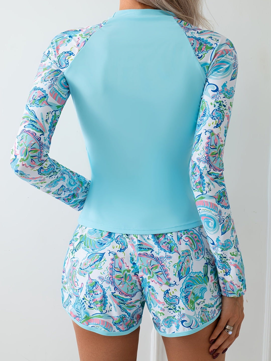 AquaGrace| UV Protection Tankini Set – Sun-Safe Confidence, All-Day Comfort