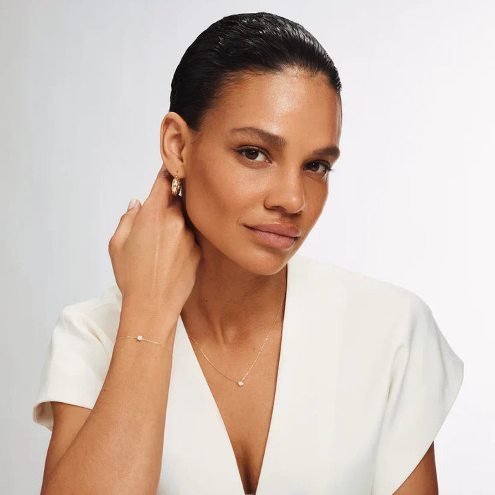 Dalynette | Bracelet with Moissanite Stones 14k Gold