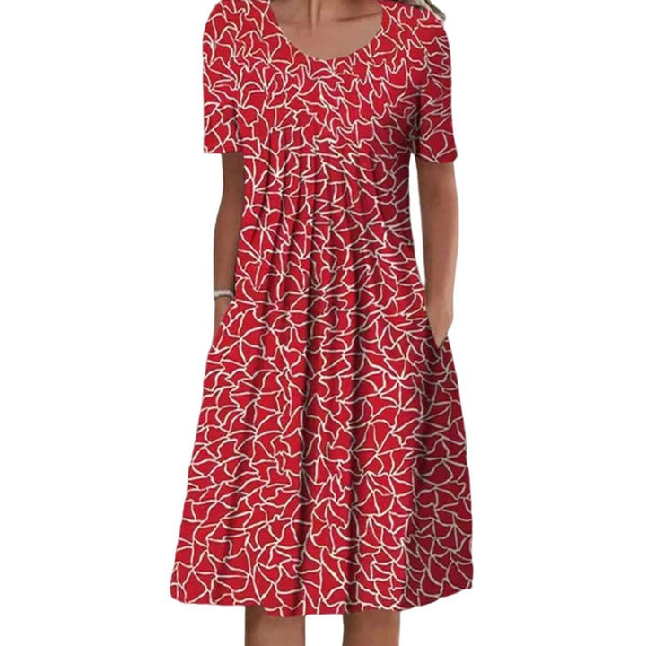 Andrea | Stylish and Casual Floral Dress with Pockets