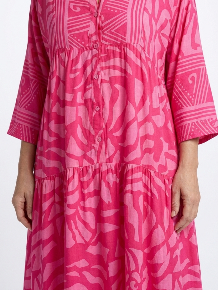 Marielle | Button Front Midi Dress Local Neighbours Sedona