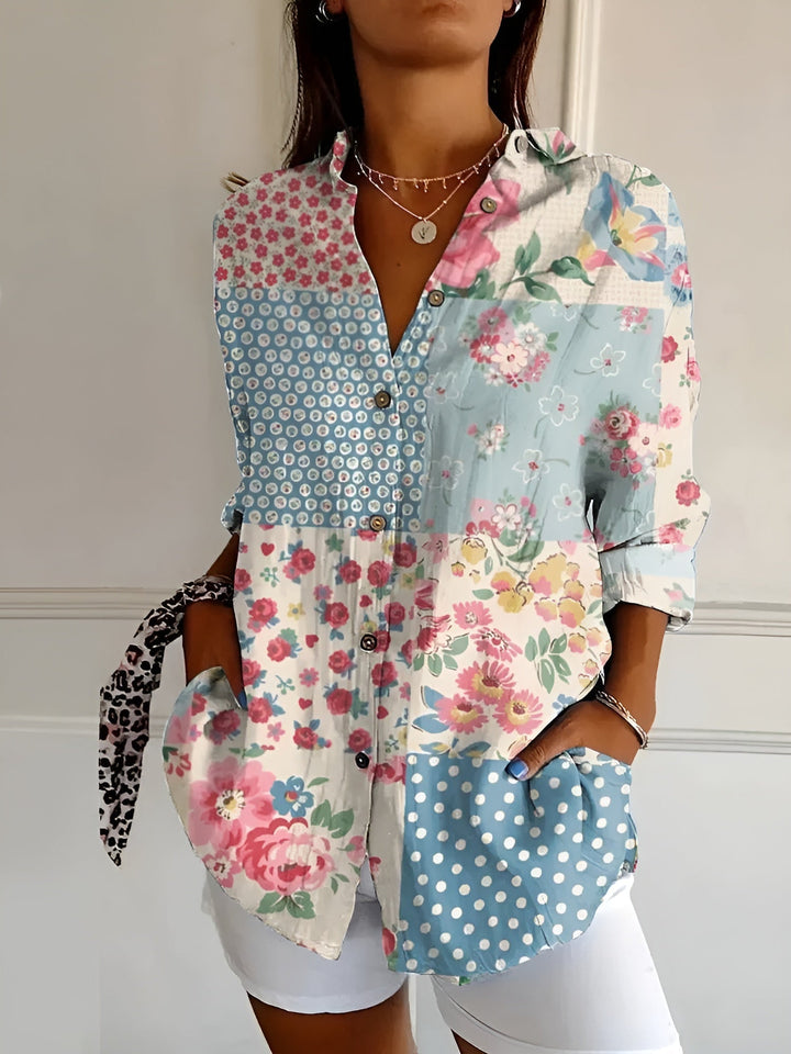 Maia | Floral Summer Blouse