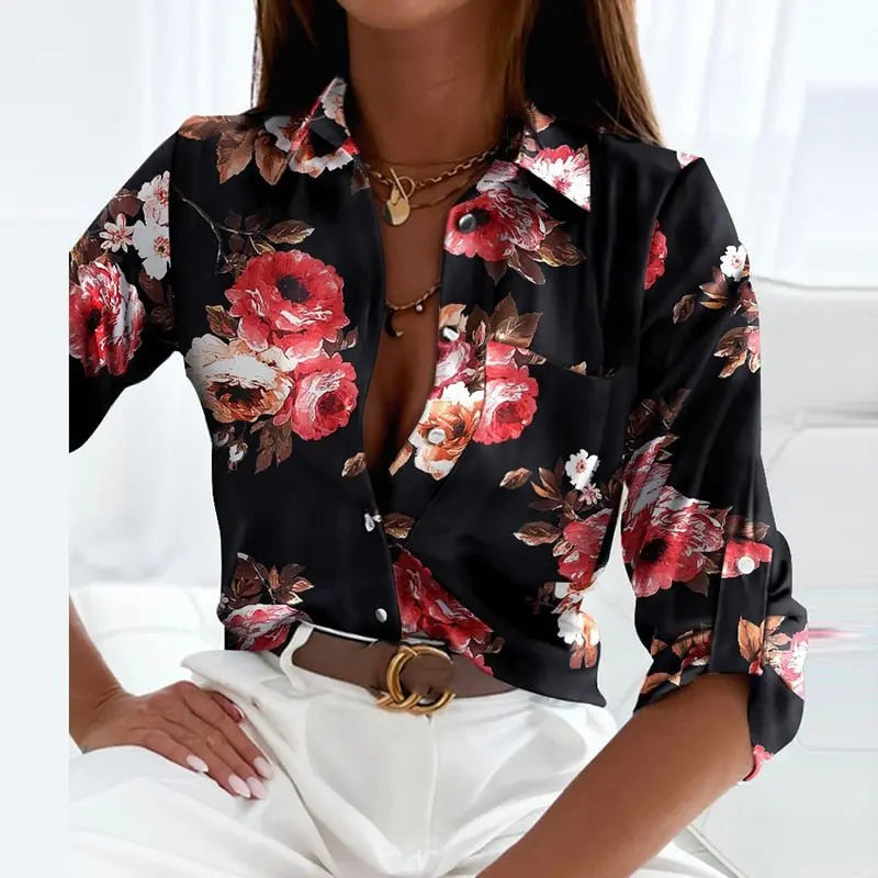 Elisa - Classic Collared Blouse Claire's Coastal Boutique Seaside