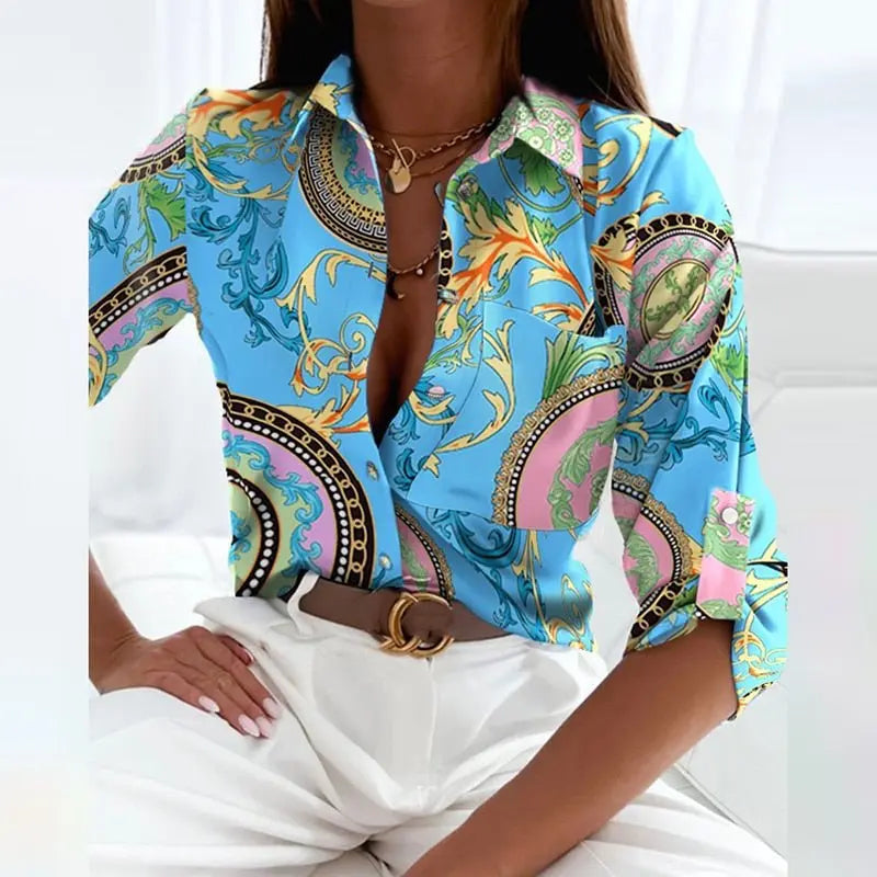 Elisa - Classic Collared Blouse Claire's Coastal Boutique Seaside