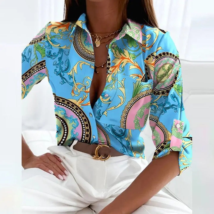 Elisa - Classic Collared Blouse Claire's Coastal Boutique Seaside